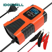 Chargeur de batterie Pulse Repair 6V 12V, chargeur de batterie automatique universel 6V 12V 2A pour batterie de moto, voiture jouet