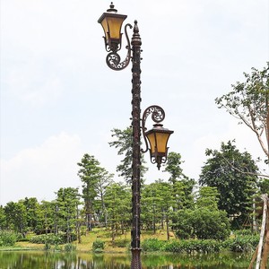 Farola Solar LED de Aleación de Aluminio, 24V, Celda Solar Mono Si, 5 Años de Garantía, Iluminación para Jardín y Parque al Aire Libre - Product Image 1