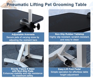 Nhà kim loại vật nuôi vẻ đẹp bảng tắm thổi cắt vật nuôi nâng khí nén bảng cho mèo con chó động vật nhỏ - Product Image 3