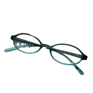 Nerd Y2K Glasses Spice Girls Narrow Frame Anti Blue Light Small Frame Oval Women Glasses Clear Lens Computer Protection Eyewear