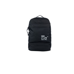 MEN'S <b>BACKPACK</b> BAGS 100%RECYCLEDPOLYESTER EA7 100%RECYCLEDPOLYESTER <b>Black</b> - Product Image 1