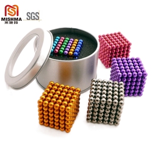 Vente en gros de boules magnétiques sphériques colorées, ensembles de boules magnétiques Bucky, 216 pièces, jouets d'art magnétique colorés - Product Image 2
