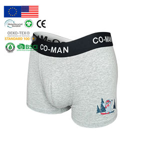 Sous-vêtements pour hommes <span class=keywords><strong>à</strong></span> imprimé graphique sans couture, caleçons et boxers pour hommes, boxers respirants en modal écologique, flexibles pour le sport - Product Image 1