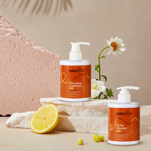 OEM Organic Hair Care Styling Volume Boost Detangle Curly Champú y Acondicionador para cabello negro seco y rizado - Product Image 5