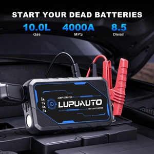 Arrancador de Coches 4000A con Compresor de Aire, Potenciador de Batería de <span class=keywords><strong>Auto</strong></span>, Banco de Energía Portátil, Dispositivo de Arranque Automático de 12V para Gasolina y Diésel - Product Image 2