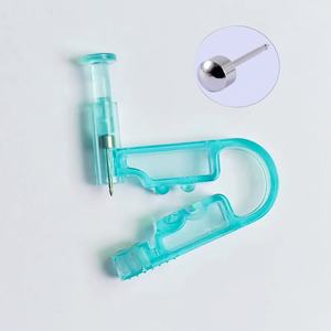 <span class=keywords><strong>Pendientes</strong></span> de perforación de oreja de acero inoxidable sin dolor desechables de <span class=keywords><strong>primera</strong></span> generación, joyería empaquetada estéril individual hipoalergénica - Product Image 5