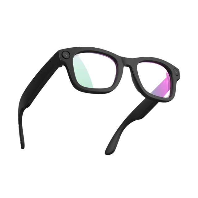 AI Glasses with 8M Camera  800w Support AI Chat and 165 Languages Translation Built Dual Mics HD Calling Music Smart Glasses