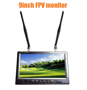 Monitor FPV de 9 Pulgadas y 5.8G con Pantalla LCD de 800X480 de Resolución, Receptor Dual Estéreo de 20Hz-20Khz, Accesorio para Dron FPV RC Quadcopter - Product Image 2