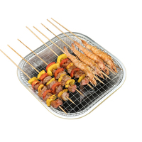 Accessoires de cuisson portables, grille de barbecue jetable, grille de camping, grille à charbon de bois, barbecue d'extérieur