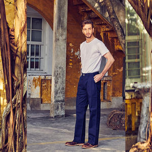 Pantalones de trabajo para hombre, pierna recta, 100% algodón, ropa de trabajo cómoda para las industrias minera y petroquímica - Product Image 5