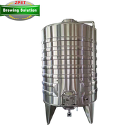 Cuve de Fermentation de Vin en SUS304 de 500L, 1500L, 2000L pour Cidre, Kombucha, Équipement de Vignetterie, Garantie 5 Ans, Rapport d'Essai, CE