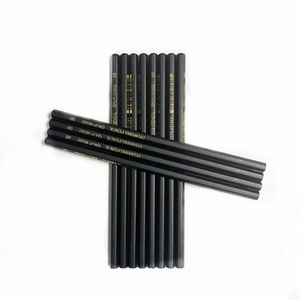 Lápiz Hexagonal de Madera Natural con Recubrimiento Negro, Lápiz de Dibujo Estándar con Mina 6B, Venta al Por Mayor de Fábrica, Personalizado y Económico - Product Image 5