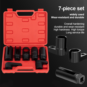 Cảm biến Oxy ổ cắm bù đắp cờ lê Remover Công cụ chủ đề Chaser Bộ cảm biến oxy ổ cắm thiết lập để loại bỏ cài đặt - Product Image 3