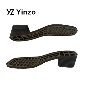 Sol Sepatu Wanita Hak Tinggi Sedang, Sol Luar <span class=keywords><strong>TPR</strong></span> Bentuk Persegi Mewah, Anti Selip - Product Image 5