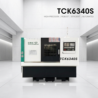 Torno CNC Horizontal Profesional TCK6340 con Estructura de Bancada Inclinada, Centro de Torneado Automático de Precisión de 3 Ejes GSK para Uso en Fábrica