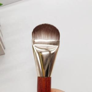 Pinceau de maquillage pour le visage, crème BB <span class=keywords><strong>ultra</strong></span>-fine, tête plate ronde de grande taille, pinceau pour fond de teint liquide <span class=keywords><strong>ultra</strong></span>-fin et <span class=keywords><strong>doux</strong></span> - Product Image 2