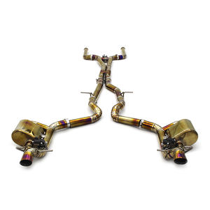 Escape Catback con válvula OEM para mercedes-benz AMG GT63 <span class=keywords><strong>GT63S</strong></span> 4,0 T 2019-2023, silenciador de escape dorado de titanio, tubos de escape deportivos - Product Image 1