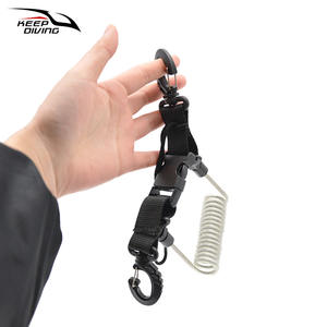 Correa de Seguridad Telescópica para Cámara de Buceo KEEP DIVING RP 027, con Resorte de Acero TPU, Antipérdida, Hebilla de Liberación Rápida en Ambos Extremos, para BCD - Product Image 5