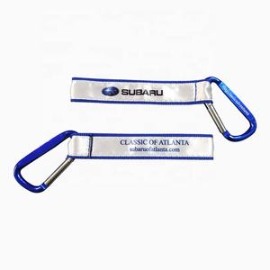 Correa de poliéster barata personalizada con mosquetón de aluminio gancho promocional llavero y mosquetón - Product Image 4