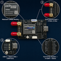 Module GPS RTK UM982, récepteur GNSS/GPS pour applications industrielles avec SMA et USB pour carte de développement de drones
