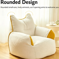 Coussin de sol avec dossier intégré, pouf de canapé relaxant, coussin de siège tatami pour enfants, pour balcon, chambre et maison