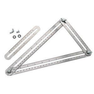 Multi-Functional Stainless Steel Four-Fold Ruler Arbitrary <b>Angle</b> with <b>PVC</b> Metal Material - Product Image 5