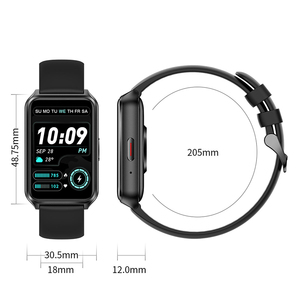 Nouveau bracelet intelligent rectangulaire <span class=keywords><strong>H37</strong></span> avec fonction d'appel, boîtier en plastique, écran de 1,57 pouce, application Dafit, bracelet intelligent de fitness pas cher - Product Image 6