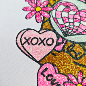 EYD logo personnalisé fer sur patchs t-shirt Chenille vinyle silicone maman fête des mères chaleur couleur presse transfert vêtements - Product Image 2