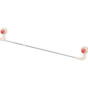 Suction Mounted Towel Rack 2 Bars Adjustable Bathroom Wall Mounted No Drilling Required Modern Design - Product Image 5