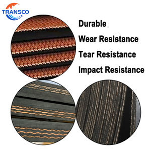 EP400 PVC-Gewebe-Kern Gummiband 800mm Breite Edelstahl Verstellbarer Schwarzer Ölbeständiger Förderband Neuer Hunan Doppelband - Product Image 2