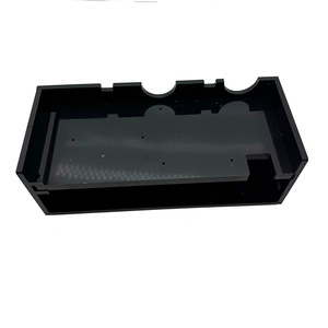 Gabinete de Equipos de POM Negro de Precisión Personalizado, Caja Electrónica Grabada con Láser - Product Image 4