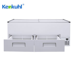 Kenkuhl 700L-800L helado paleta carne pastel exhibición congeladores frigoríficos <span class=keywords><strong>con</strong></span> cajón - Product Image 6