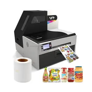 Digital Memjet Label Printer VP700 Roll to Roll Sticker Color Label Printer Printing Machine With Auto Cutter