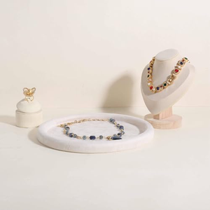 Bandeja Portátil de Terciopelo Rosa para Exhibición y Almacenamiento de Joyas, Aretes y Pulseras - Product Image 5