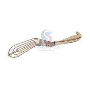 Retractor alemán de pulmón Allison de acero inoxidable con solapas Cirugía Mango hueco Retractor dental médico - Product Image 1
