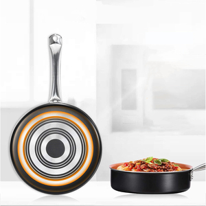 Ensemble de casseroles et poêles en céramique de haute qualité, modernes, avec poignées en acier inoxydable, 7 pièces, en aluminium - Product Image 2