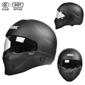<span class=keywords><strong>Casco</strong></span> Personalizado de Alta Calidad al por Mayor, con Certificación DOT, Protector de Barbilla <span class=keywords><strong>Desmontable</strong></span>, Ventilado, 3 en 1, para Motociclismo - Product Image 2