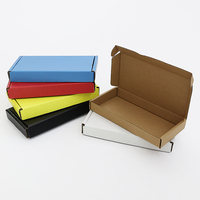Customized Recycled Matte Black Printing Corrugated Cardboard Carton Mailer Shipping Mail Box