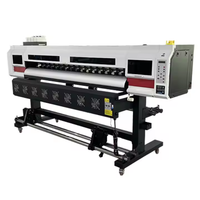 Plotter de inyección de tinta para exteriores de gran formato Lansong, 6 pies, 1,3 m, 1,6 M, 1,8 m, impresora eco-solvente para vinilo, pegatina para coche, pancarta publicitaria