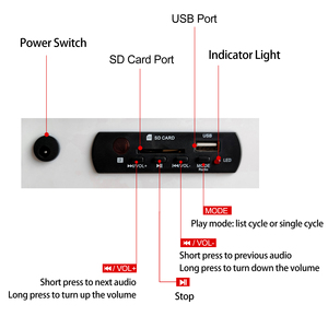 Tùy chỉnh Halloween hét lên hộp âm thanh hồng ngoại chuyển động kích hoạt loa với đạo cụ - Product Image 5