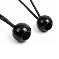 Cordes élastiques en nylon d'extérieur de 4 mm avec billes pour les poteaux de tente d'abri, fixation de la bâche, haute sécurité et bonne élasticité