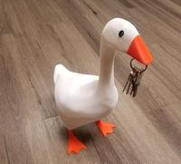 Stockage créatif de canard Aimant créatif Sculpture de canard en résine Décoration Stockage de clés Décoration Design