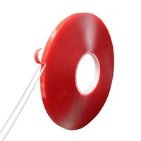 En gros 10m Double Face Transparent Colle Bande Autocollant pour Ongles Conseils Affichage Forte Claire Ongles Autocollant Force Adhésive