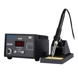 Factory Price 936D 60W Precise Adjustable Temperature Welding Anti-Static Handle Digital Soldering Iron Set Soldering Station