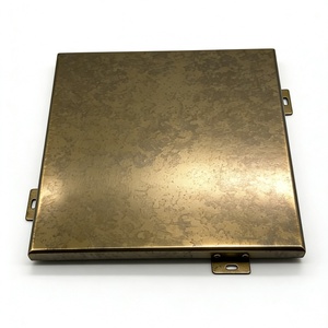 Custom Modern Antique Bronze Anodized Aluminum Veneer Eco-Friendly <strong>Decorative</strong> Curtain Wall Cladding <strong>Panel</strong> for <strong>Outdoor</strong> Building - Product Image 3