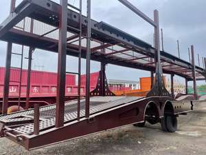 Semi-remorque porte-voitures double étage en acier à 2 essieux, 6 à 10 unités, la plus vendue à prix réduit pour le <span class=keywords><strong>transport</strong></span> routier - Product Image 6