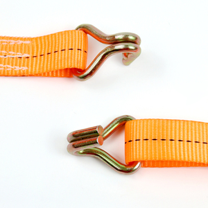 Fabrikpreis 25mm 0,8T WLL PE Ladungssicherungsgurt Ratschengurt Doppel-J-Haken Abschlepphaken CE/GS Zertifiziert 800kg Bruchlast - Product Image 3