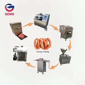 Machine à saucisses russe, Machine à saucisses de poisson, fabricant de saucisses de porc 500 kg/h pièces/min en acier inoxydable SUS304