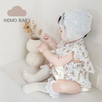 Chaussettes pour filles 2025 été nouveau mince maille creuse infantile coton chaussettes princesse dentelle mi-tube bébé chaussettes