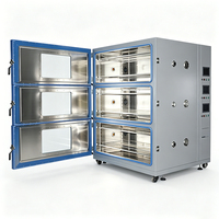 Horno de Alta Temperatura de Tres Capas, Tres Cámaras Independientes, Alta Precisión, Protección IP66, Ahorro de Energía, Envejecimiento Industrial, 1 Año de Garantía